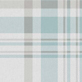 Check Plaid Wallpaper - Duck Egg Green - by Galerie