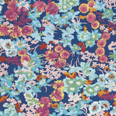 Papier peint Wildflower Meadow - Lapis / cornaline / aqua marine - Harlequin