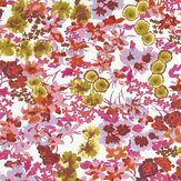 Wildflower Meadow Wallpaper - Carnelian / Spinel / Pearl - by Harlequin. Click for more details and a description.