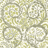 Butterrow Wallpaper - Green - by Josephine Munsey. Click for more details and a description.
