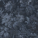 Enzia Wallpaper - Navy - by Graham & Brown. Click for more details and a description.