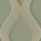 Euphoria Wallpaper - Sage - by Graham & Brown. Click for more details and a description.