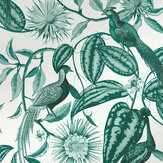 Amhersts Garden Wallpaper - Teal - by Graham & Brown. Click for more details and a description.