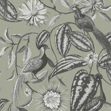 Amhersts Garden Wallpaper - Sage - by Graham & Brown. Click for more details and a description.
