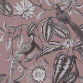 Amhersts Garden Wallpaper - Mulberry - by Graham & Brown. Click for more details and a description.
