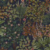Jardin Botanico Wallpaper - Navy - by Graham & Brown. Click for more details and a description.