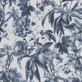 Arcane Garden Wallpaper - Ink Blue - by Graham & Brown. Click for more details and a description.