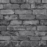 Distinctive Rustic Brick Wallpaper - Silver - by Albany. Click for more details and a description.
