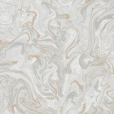 Distinctive Marble Wallpaper - Natural Grey - by Albany