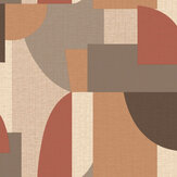 Ceruti Geo Wallpaper - Paprika - by Albany. Click for more details and a description.