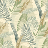 Sarika Wallpaper - Green / Gold - by Albany. Click for more details and a description.