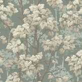 Rivington Tree Wallpaper - Green - by Albany