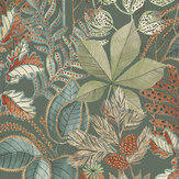Eden Leaf Wallpaper - Green - by Albany. Click for more details and a description.