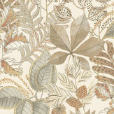 Eden Leaf Wallpaper - Natural - by Albany. Click for more details and a description.