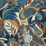 Casa Floral Wallpaper - Blue - by Albany. Click for more details and a description.