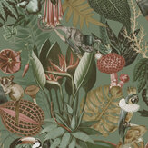 Wonderland Wallpaper - Green - by Albany. Click for more details and a description.