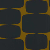 Lohko Wallpaper - Tumeric / Charcoal - by Scion. Click for more details and a description.