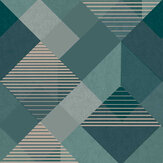 Kaleidoscope Wallpaper - Emerald - by Superfresco Easy. Click for more details and a description.