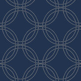 Serpentine Wallpaper - Navy - by Superfresco Easy. Click for more details and a description.