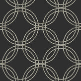 Serpentine Wallpaper - Black & Rose Gold - by Superfresco Easy. Click for more details and a description.