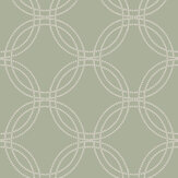 Serpentine Wallpaper - Sage - by Superfresco Easy. Click for more details and a description.