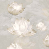 Papier peint Lotus  - Organza - SketchTwenty 3. Cliquez pour en savoir plus et lire la description.