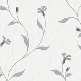 Bellagio Floral Wallpaper - White Silver - by Albany. Click for more details and a description.