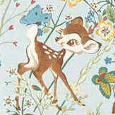 Bambi Wallpaper - Sea Salt - by Sanderson. Click for more details and a description.