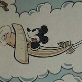 Panoramique Mickey In the Clouds Panel - Sel de mer - Sanderson. Cliquez pour en savoir plus et lire la description.