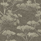 Serene Seedhead Wallpaper - Taupe / Gold - by Boutique. Click for more details and a description.