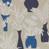 Amphora Wallpaper - Indigo - by Osborne & Little. Click for more details and a description.