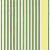 Stripe Wallpaper - Ivory / Green - by Farrow & Ball. Click for more details and a description.