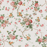Mountney Garden Wallpaper - Antique Pink - by Laura Ashley. Click for more details and a description.