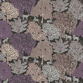Garwood Grove Wallpaper - Violet Grey - by Laura Ashley