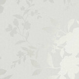 Westbourne Wallpaper - Silver - by Laura Ashley. Click for more details and a description.