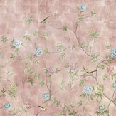 Chinoiserie Mural - Pink - by Sidney Paul & Co. Click for more details and a description.