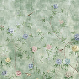 Chinoiserie Mural - Jade - by Sidney Paul & Co. Click for more details and a description.