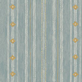 Arrow Stitch Wallpaper - Blue Ridge - by Dado Atelier. Click for more details and a description.