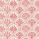 Coralli Wallpaper - Pink/ Red - by Jane Churchill. Click for more details and a description.