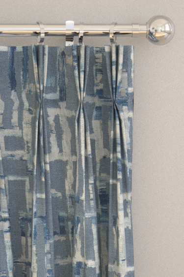 Quadrata Curtains - Midnight - by Clarke & Clarke. Click for more details and a description.