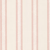 Innis Stripe Wallpaper - Pink - by Jane Churchill. Click for more details and a description.