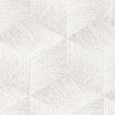 Geo Cube Wallpaper - Light Grey - by Albany. Click for more details and a description.