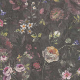 Papier peint Vintage Floral - Gris foncé - Albany. Cliquez pour en savoir plus et lire la description.