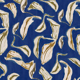 Papier peint Moroccan Branches - Bleu marine - Coordonne. Cliquez pour en savoir plus et lire la description.