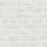 Traditional Brick Wallpaper - White - by Albany. Click for more details and a description.