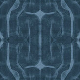 Papier peint Infinity Strokes - Bleu marine - Coordonne. Cliquez pour en savoir plus et lire la description.