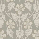 Nora Wallpaper - Duck Egg Blue - by Boråstapeter. Click for more details and a description.