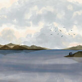 Panoramique Dungeness View - Bleu - Coordonne. Cliquez pour en savoir plus et lire la description.