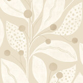 Berry Dot Wallpaper - Flax - by Ohpopsi. Click for more details and a description.