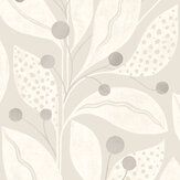 Berry Dot Wallpaper - Dove - by Ohpopsi. Click for more details and a description.